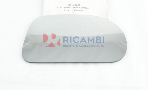 Exterior mirror glass right