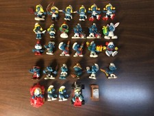 1980'S 24 PEYO SMURFS WITH