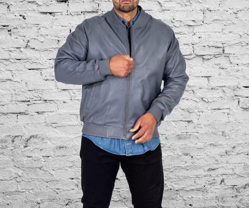 Giubbotto uomo bomber pelle - bomber,