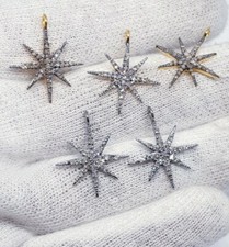 Ciondolo charm stella pave - ciondolo,