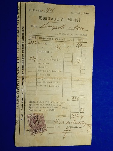 Document received 1925 - 🔵,