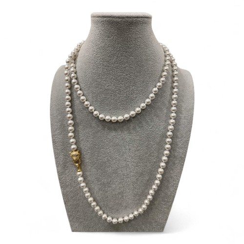 Collana donna lunga perle