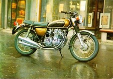 Motorcycle postcard: Honda CB