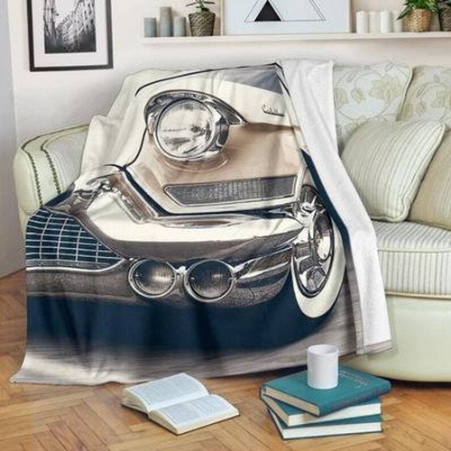 Old timer cadillac blanket - timer,