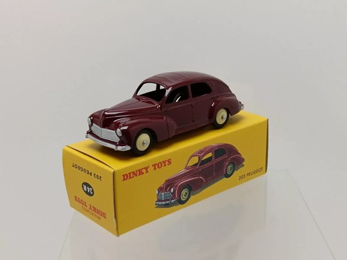 Peugeot 203 bordeaux dinky - peugeot,