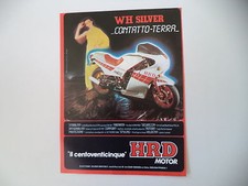advertising Pubblicità 1985 MOTO HRD WH 125 SILVER HORSE