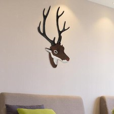 Testa di cervo finta per