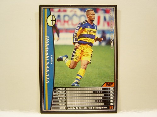 Panini wccf 2002 hidetoshi - panini,