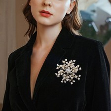 Elegant Snowflake Brooch