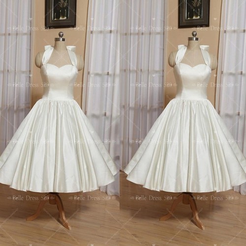 Abito sposa raso scollo a - da,