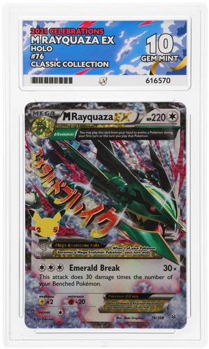 Pokémon tcg rayquaza 76 - pokémon, ex