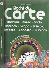 Giochi di carte. Ramino, poker, scala, baccara, scopa, briscola, tresette, canas