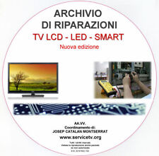 RIPARAZIONE TV LCD LED ARCHIVIO OLTRE 160 GUASTI RISOLTI  E COMMENTATI MANUALE