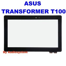 VETRO+TOUCH SCREEN per ASUS TRANSFORMER BOOK T100 T100T T100TA DISPLAY NERO