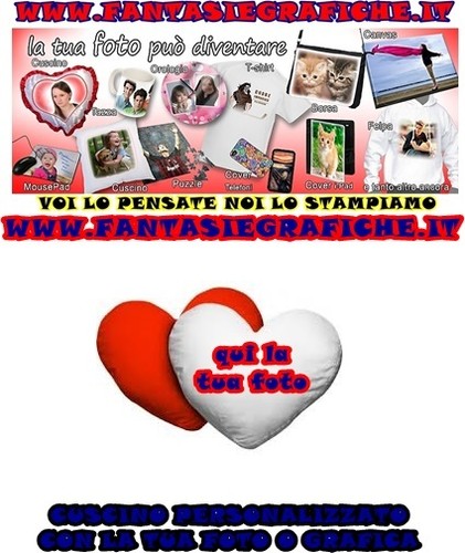 Cuscino personalizzato forma - a,