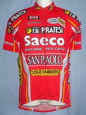 Maglia ciclismo SAECO F.LLI PRATI VINTAGE UCI PRO TOUR GIRO L Nortwave