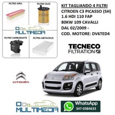 TAGLIANDO 4 FILTRI TECNECO