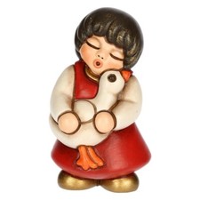 Bimba con oca Presepe Thun Rosso | Rohome