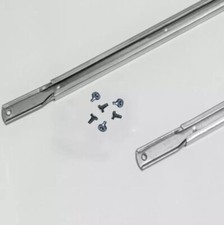 2x 117228 - 6x 117327 - Telescopic Bar Support for IKEA Malm Hemnes Bed & screws