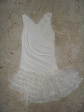 PRESTIGIOSO VESTITO BIMBA DONDUP D QUEEN IN SETA  E COTONE TG. 3 - 4 anni 