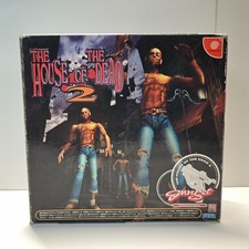THE HOUSE OF THE DEAD 2 BUNDLE GUN SET DREAMCAST JAP CIB COMPLETO