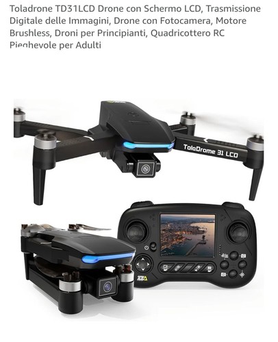Drone con schermo lcd - drone,