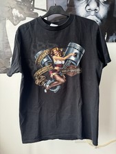 Harley Davidson maglietta media uomo vintage anni 2010 motociclista moto