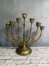 Menorah ottone vintage