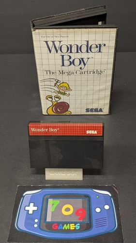 Wonder boy sega master - wonder,