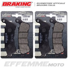 Pastiglie HONDA XLV Varadero 1000 Con/Senza Abs 2007-2011 Kit Anteriori BRAKING