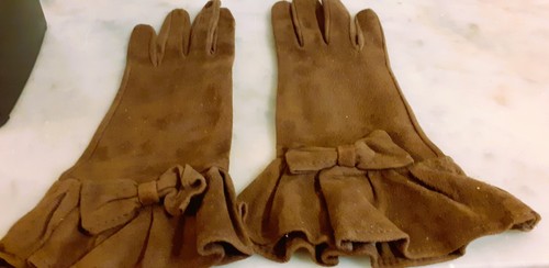 Guanti vintage pelle