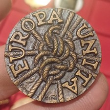 Vecchia Medaglia In Bronzo