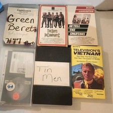 Early Betamax Lot! - MCA Tin Men Go Tell The Spartans John Wayne & More NOT VHS