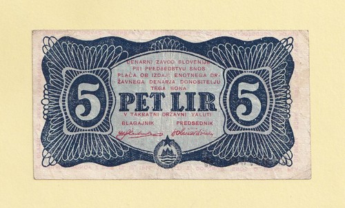Yugoslavia slovenia lir 1944 - lir,
