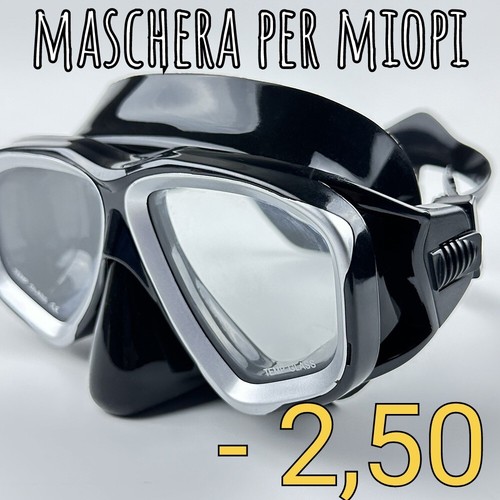 Maschera subacquea per miopia - maschera,