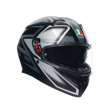 Casco integrale AGV K3 Compound, nero-grigio opaco