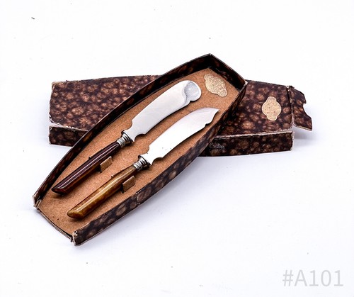 Vintage messer mit horngriff - vintage,