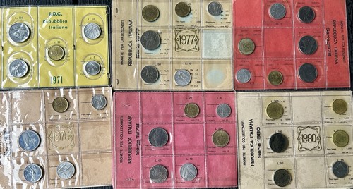 Monete fdc divisionali italia - monete,