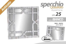 Specchio quadrato bianco - quadrato,