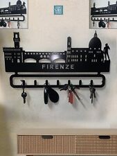 Porta chiavi da parete Firenze skyline, per arredamento e idea regalo