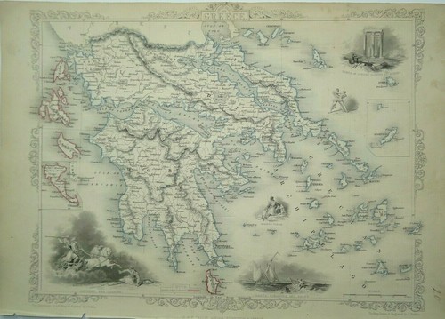 Antica mappa della - , di