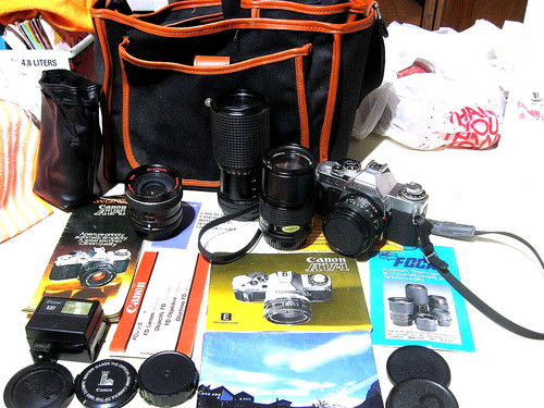 Canon fotocamera vintage - canon,