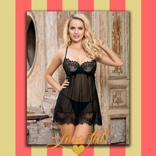 Lingerie - Babydoll - Pizzo -