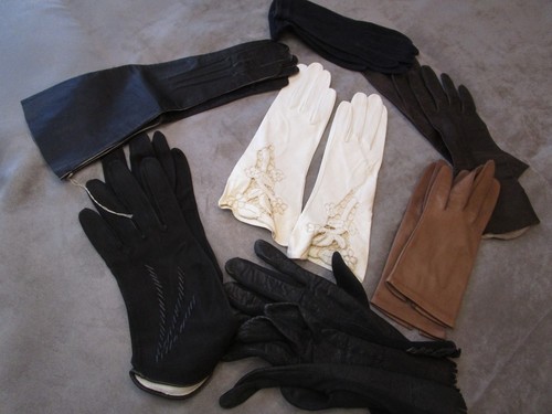 Asst vintage guanti 7prs - guanti,