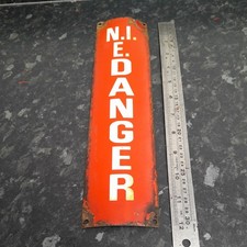 VINTAGE ENAMEL RED N. I. E