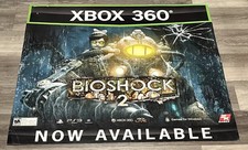 Bioshock 2 GameStop Marketing Retail Promo Poster PS3 Xbox 360 HUGE