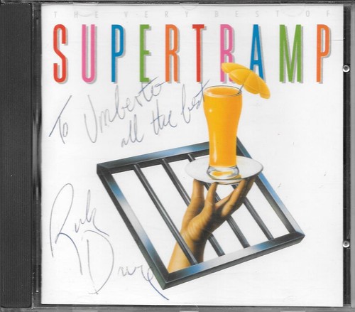 Supertramp con autografo - supertramp,