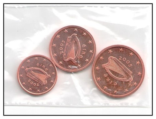 Irlande 2005 5 centimes - irlande, 1+2+5