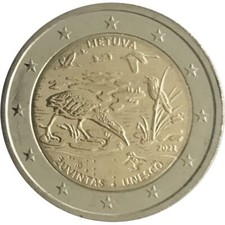 2 Euro Lithuania 2021 Zuvintas