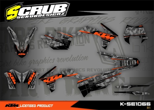 Kit grafica ktm - ktm, exc